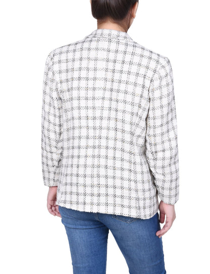 Long Sleeve Twill Jacket - Petite