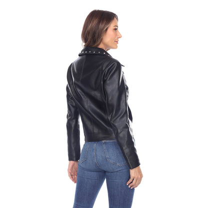PU Faux Leather Jacket